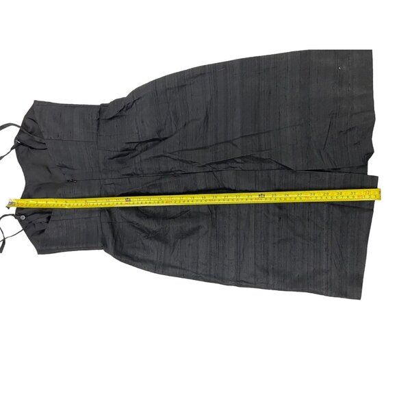 Watters & Watters Cocktail Dress 4 Spaghetti Strap Black Sweetheart Neckline - Picture 5 of 5